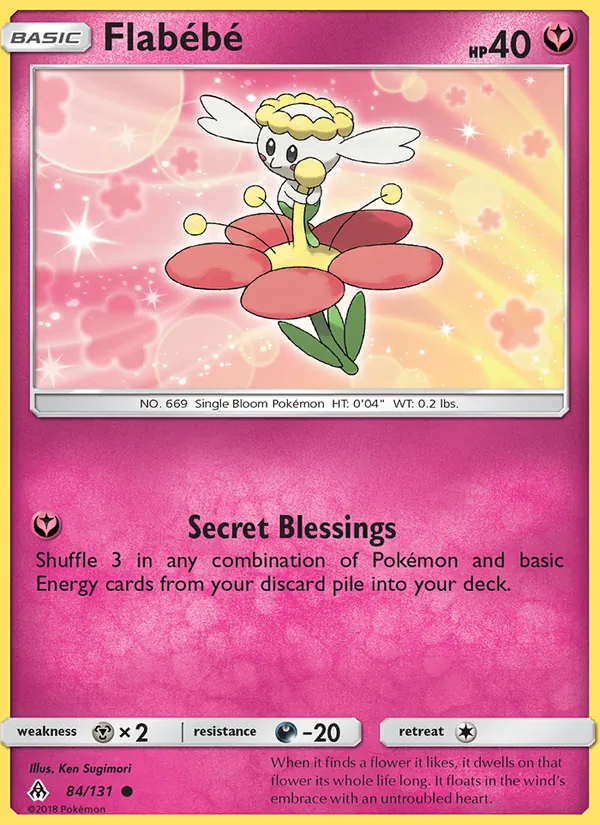 Flabébé — Forbidden Light #84 (Pokémon TCG card)