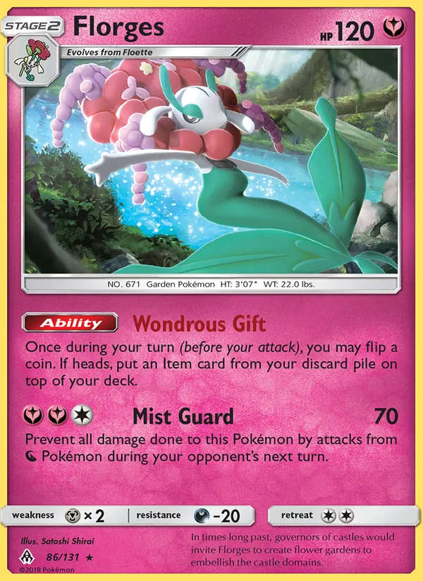 Florges — Forbidden Light #86 (Pokémon TCG card)