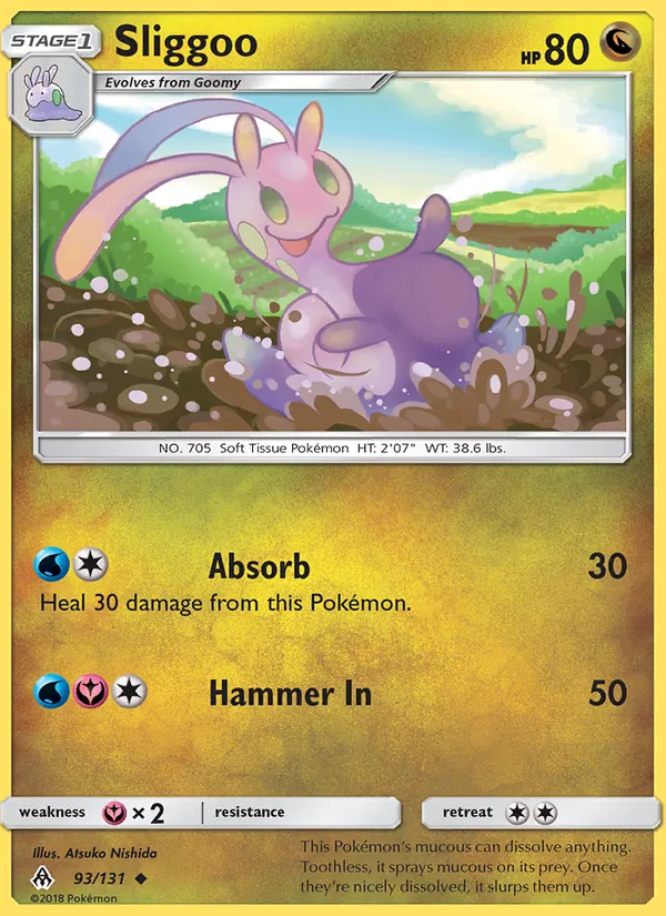 Sliggoo — Forbidden Light #93 (Pokémon TCG card)