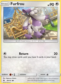 Furfrou (Forbidden Light #99)