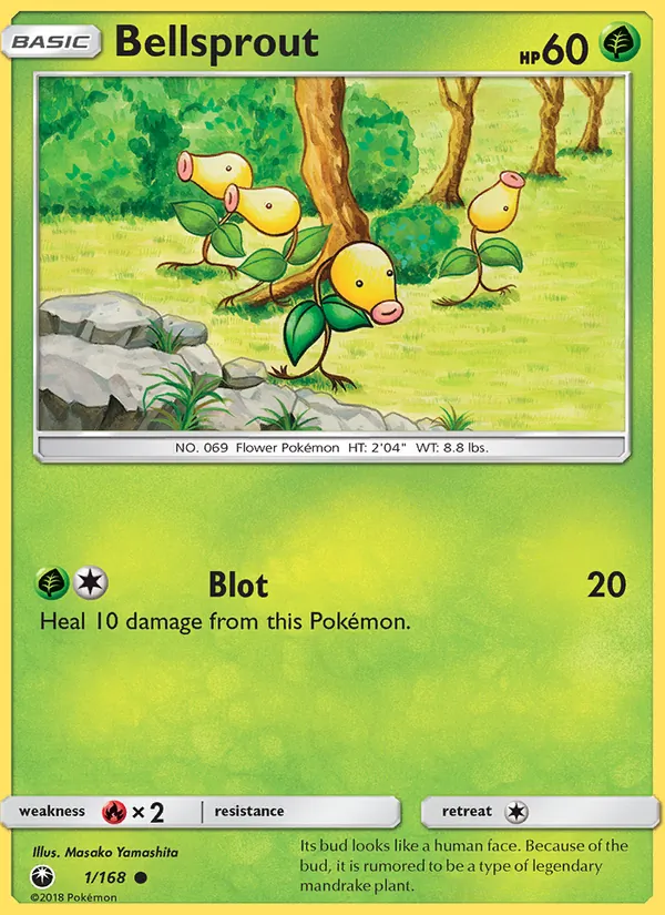 Bellsprout — Celestial Storm #1 (Pokémon TCG card)