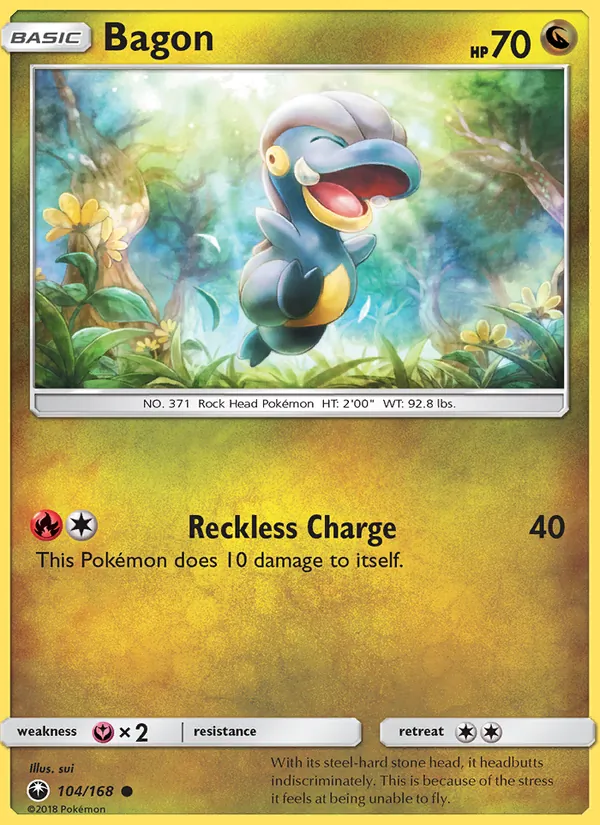 Bagon — Celestial Storm #104 (Pokémon TCG card)