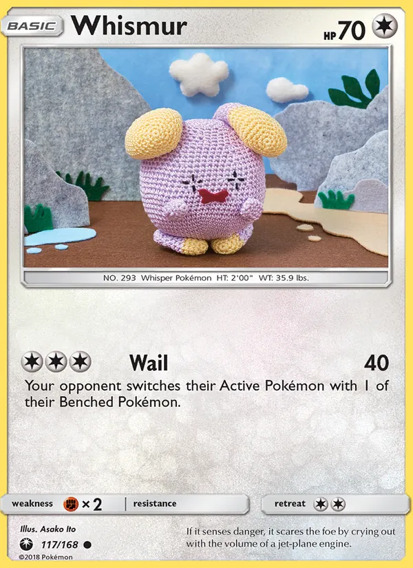 Whismur — Celestial Storm #117 (Pokémon TCG card)
