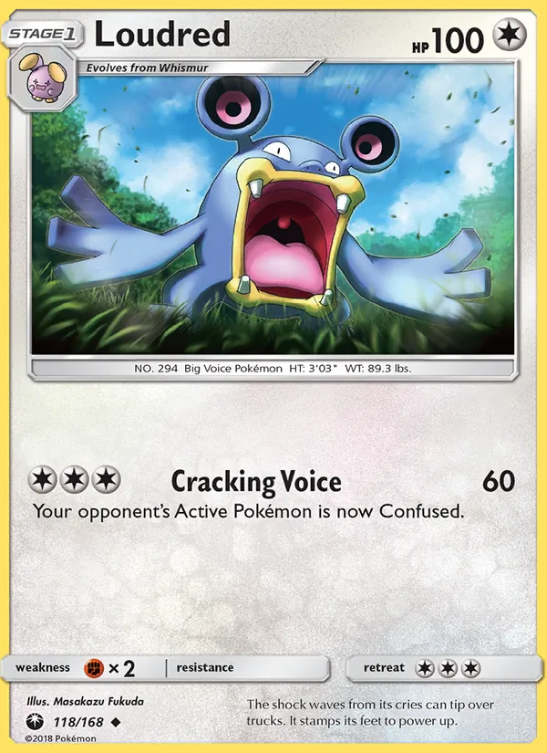 Loudred — Celestial Storm #118 (Pokémon TCG card)