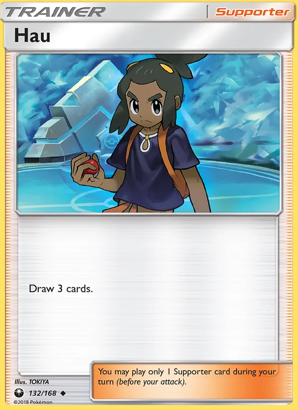 Hau — Celestial Storm #132 (Pokémon TCG card)