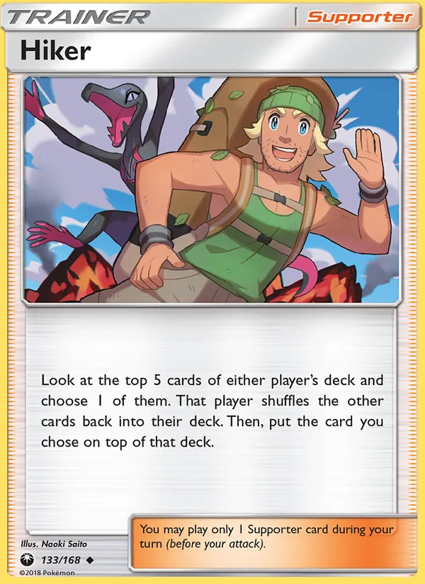 Hiker — Celestial Storm #133 (Pokémon TCG card)