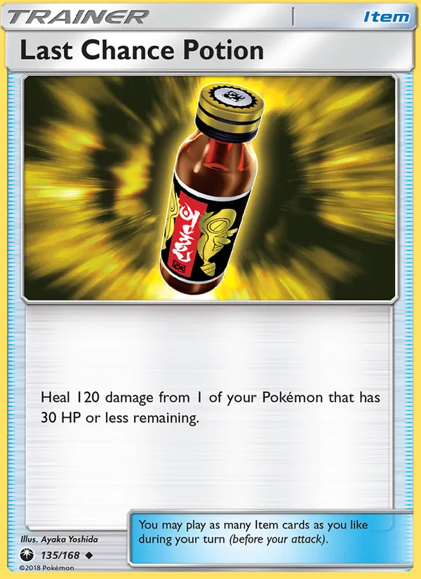 Last Chance Potion — Celestial Storm #135 (Pokémon TCG card)