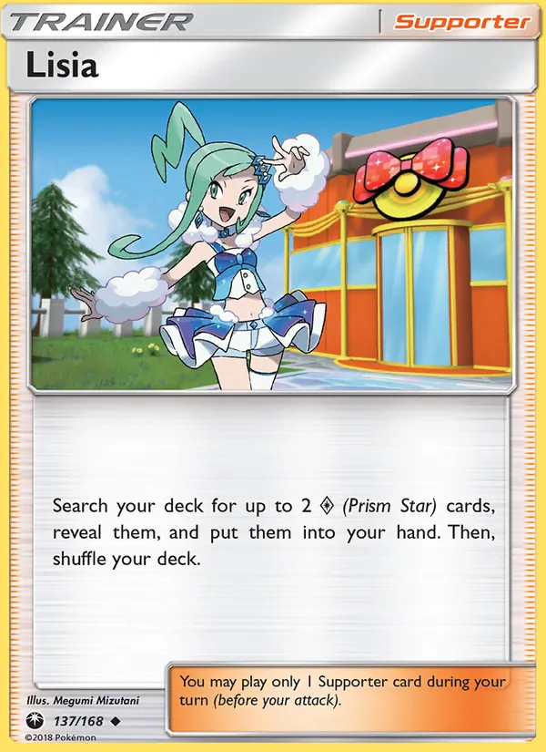 Lisia — Celestial Storm #137 (Pokémon TCG card)