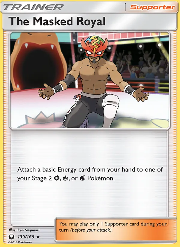 The Masked Royal — Celestial Storm #139 (Pokémon TCG card)