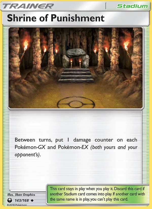 Shrine of Punishment — Celestial Storm #143 (Pokémon TCG card)