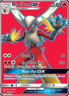 Blaziken GX (Celestial Storm #153)