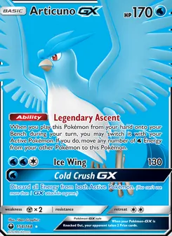 Articuno GX (Celestial Storm #154)
