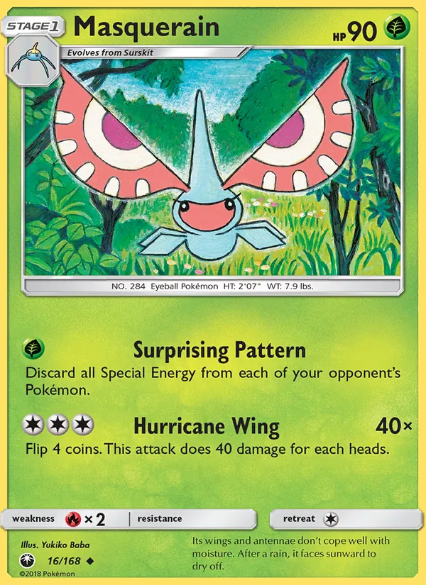 Masquerain — Celestial Storm #16 (Pokémon TCG card)