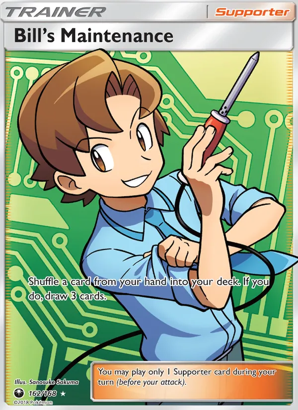 Bill’s Maintenance — Celestial Storm #162 (Pokémon TCG card)