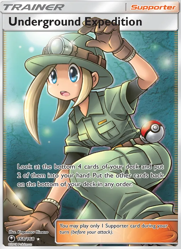 Underground Expedition — Celestial Storm #168 (Pokémon TCG card)