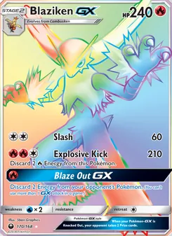 Blaziken GX (Celestial Storm #170)
