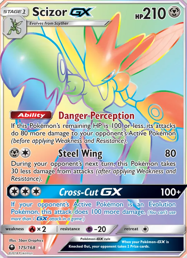 Scizor GX — Celestial Storm #175 (Pokémon TCG card)