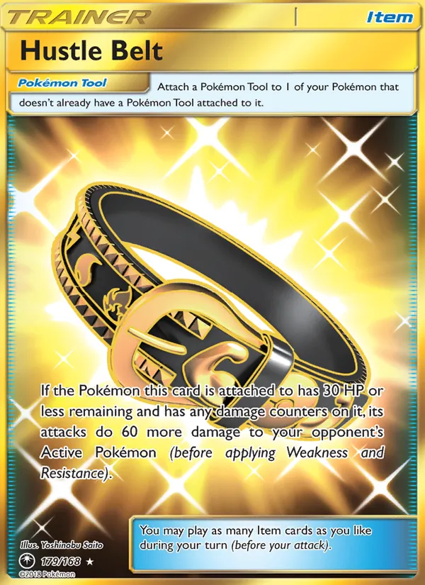 Hustle Belt — Celestial Storm #179 (Pokémon TCG card)