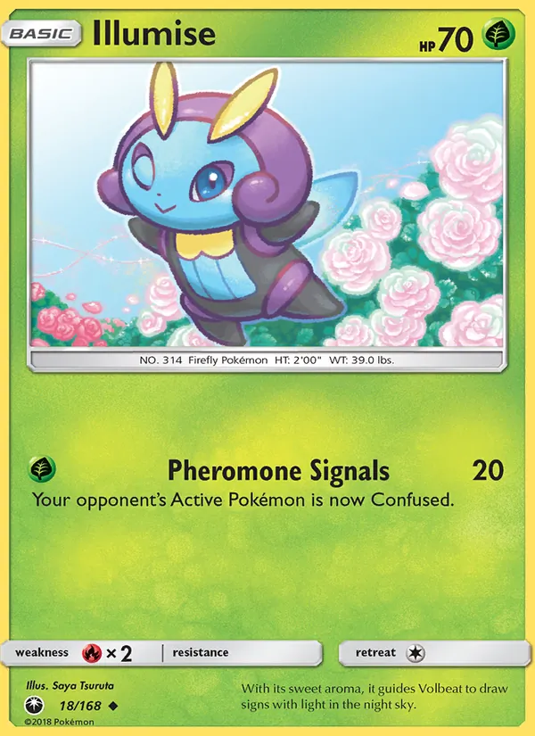 Illumise — Celestial Storm #18 (Pokémon TCG card)