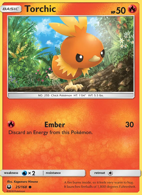 Torchic — Celestial Storm #25 (Pokémon TCG card)