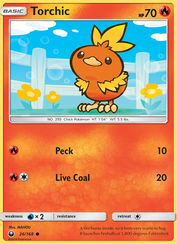 Torchic — Celestial Storm #26 (Pokémon TCG card)