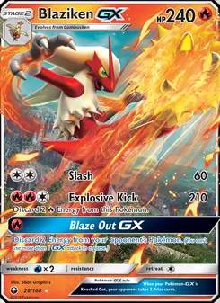 Blaziken GX (Celestial Storm #28)
