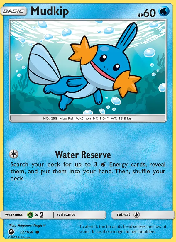 Mudkip — Celestial Storm #32 (Pokémon TCG card)
