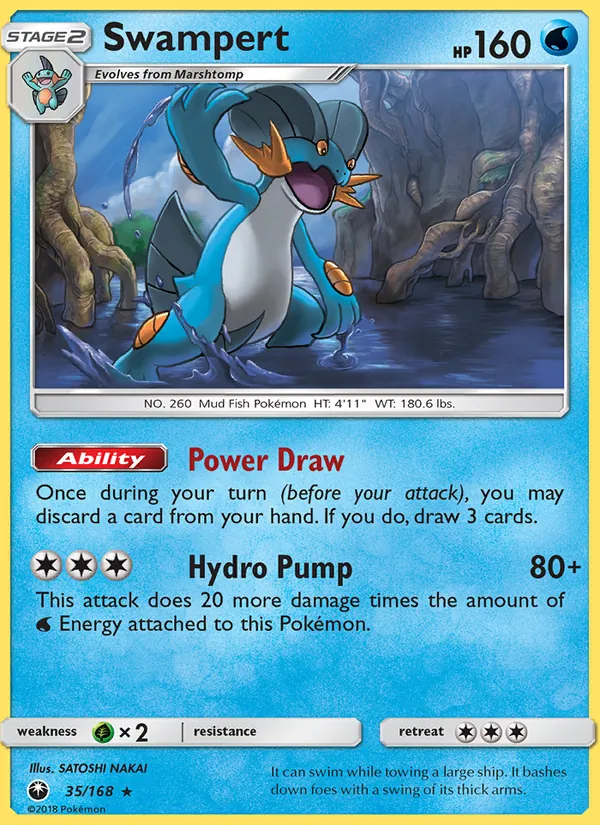 Swampert — Celestial Storm #35 (Pokémon TCG card)