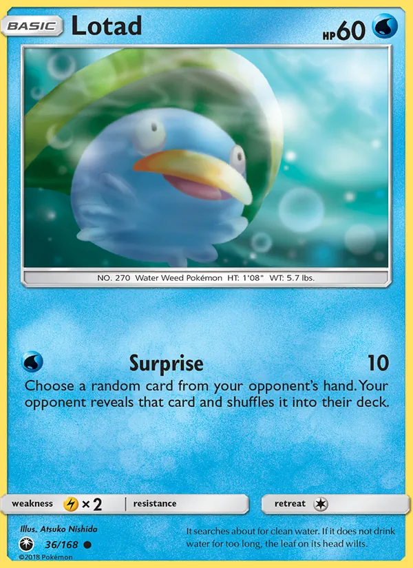 Lotad — Celestial Storm #36 (Pokémon TCG card)