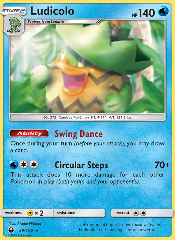 Ludicolo — Celestial Storm #38 (Pokémon TCG card)