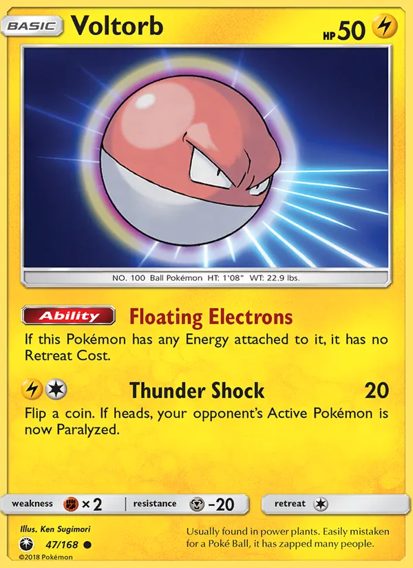 Voltorb — Celestial Storm #47 (Pokémon TCG card)