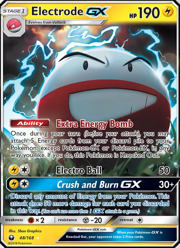Electrode GX — Celestial Storm #48 (Pokémon TCG card)