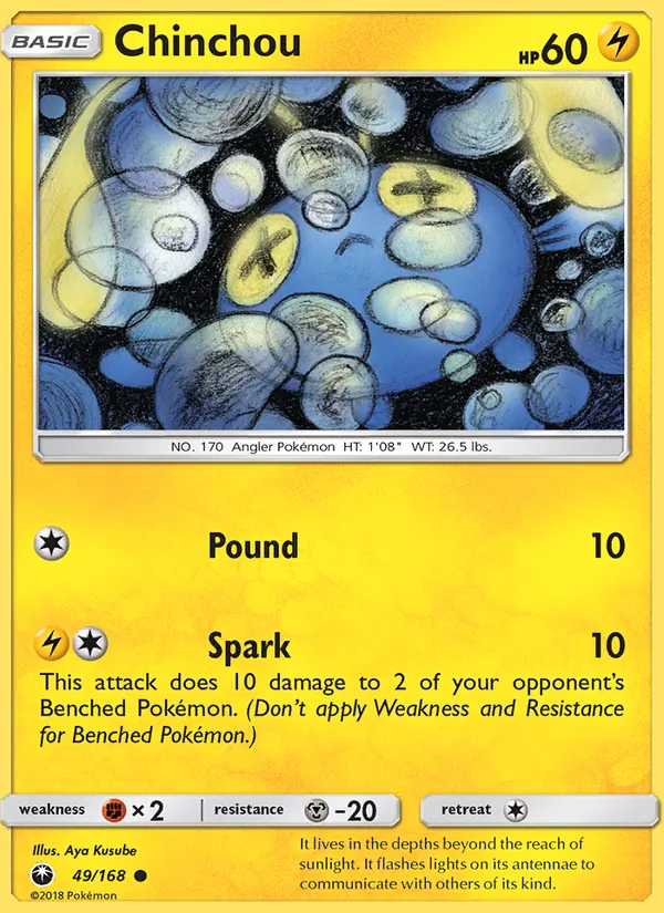 Chinchou — Celestial Storm #49 (Pokémon TCG card)