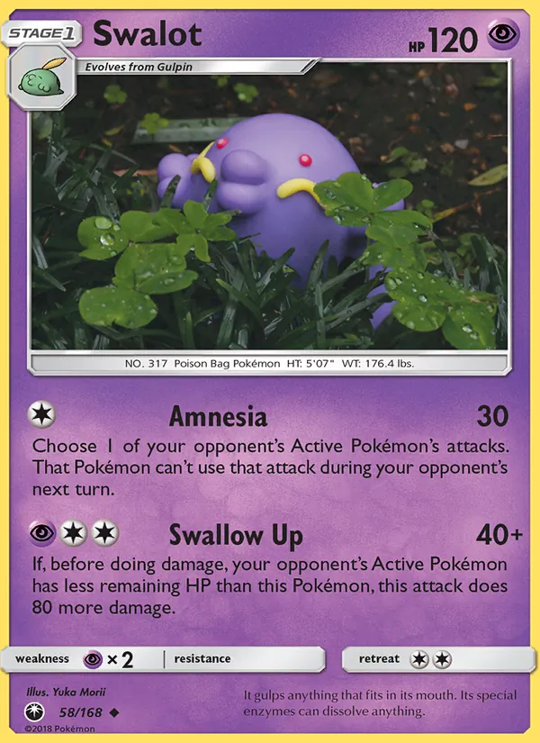 Swalot — Celestial Storm #58 (Pokémon TCG card)