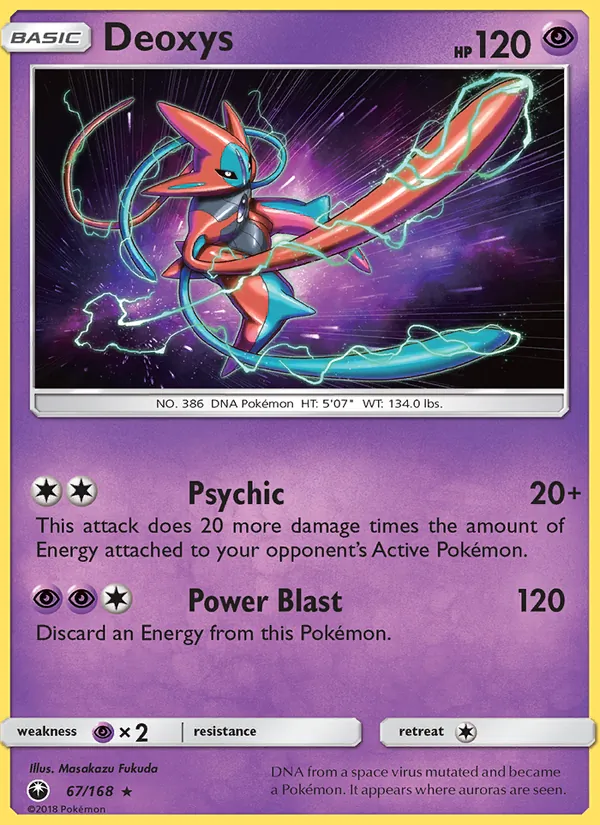 Deoxys — Celestial Storm #67 (Pokémon TCG card)