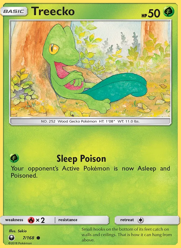 Treecko — Celestial Storm #7 (Pokémon TCG card)