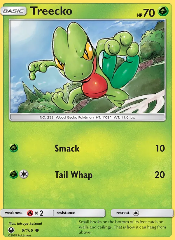 Treecko — Celestial Storm #8 (Pokémon TCG card)