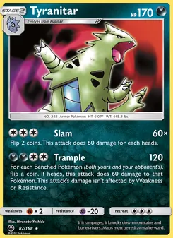Tyranitar (Celestial Storm #87)
