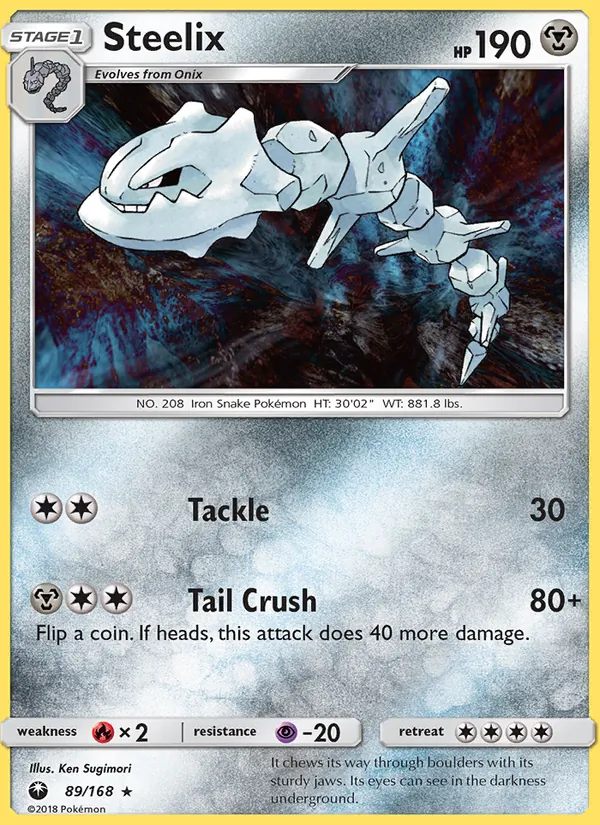 Steelix — Celestial Storm #89 (Pokémon TCG card)