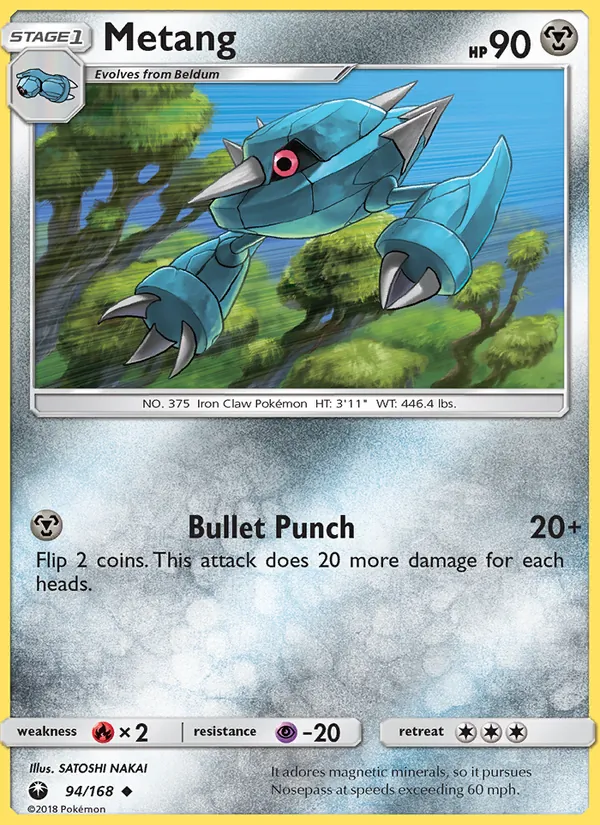 Metang — Celestial Storm #94 (Pokémon TCG card)