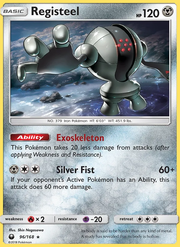 Registeel — Celestial Storm #96 (Pokémon TCG card)