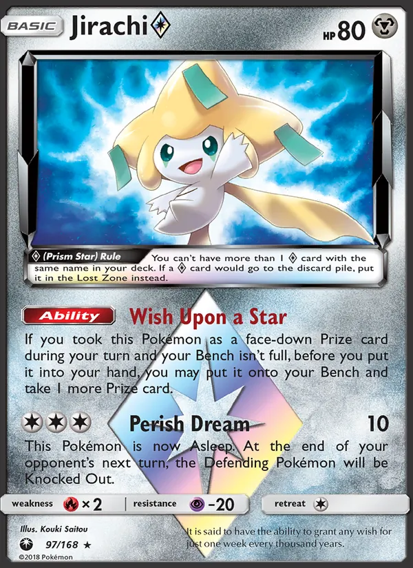 Jirachi ◇ — Celestial Storm #97 (Pokémon TCG card)