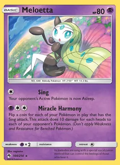 Meloetta (Lost Thunder #104)