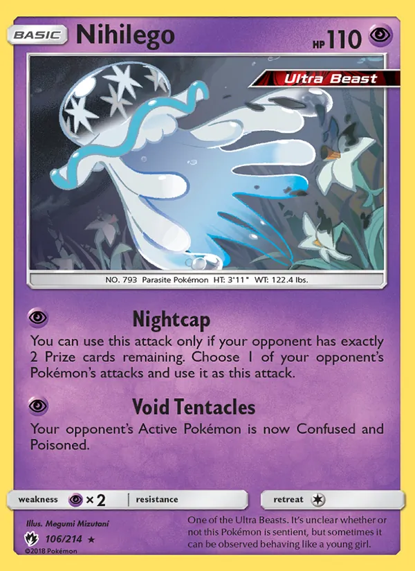 Nihilego — Lost Thunder #106 (Pokémon TCG card)