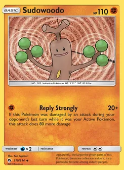 Sudowoodo (Lost Thunder #110)