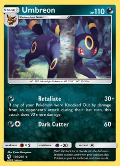 Umbreon (Lost Thunder #120)