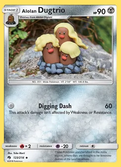 Alolan Dugtrio (Lost Thunder #123)