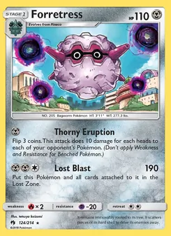 Forretress (Lost Thunder #124)