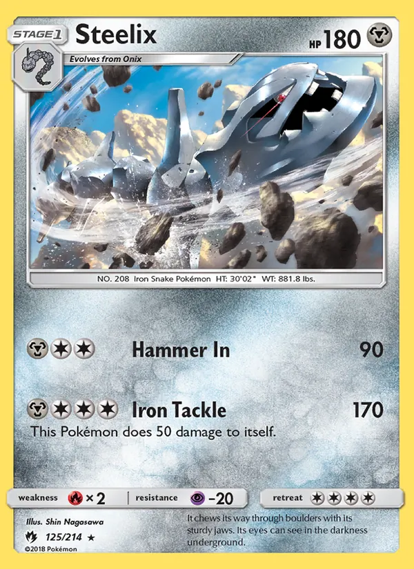 Steelix — Lost Thunder #125 (Pokémon TCG card)