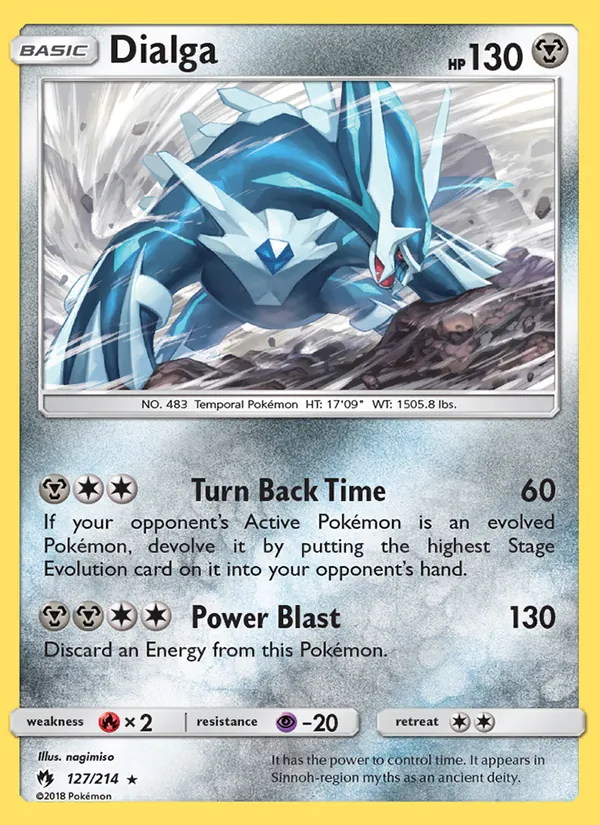 Dialga — Lost Thunder #127 (Pokémon TCG card)